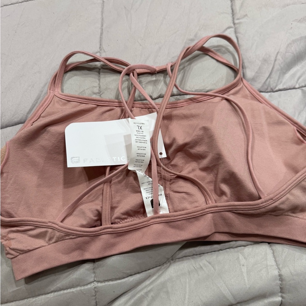 Fabletics Mauve Sports Bra - Picture 2 of 4